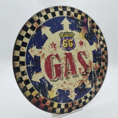 PLACA PÓSTER 30 CM GARAGE #PRG005 - comprar online