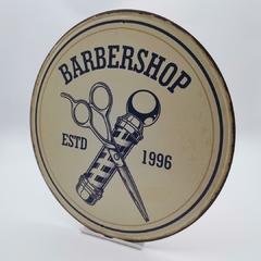 PLACA PÓSTER 30 CM BARBERIAS #PRP008 en internet