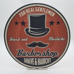 PLACA PÓSTER 30 CM BARBERIAS #PRP009