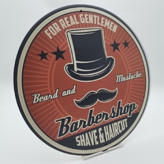 PLACA PÓSTER 30 CM BARBERIAS #PRP009 - comprar online