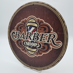 PLACA PÓSTER 30 CM BARBERIAS #PRP013 en internet