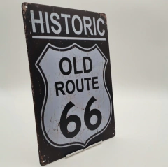PLACA PÓSTER ROUTE 66 #PAG003 - comprar online