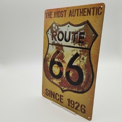 PLACA PÓSTER ROUTE 66 #PAG007 en internet