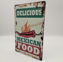 PLACA PÓSTER COMIDAS #PHE030 - comprar online