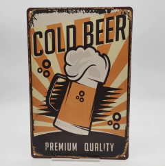 PLACA PÓSTER CERVEZAS #PBP113