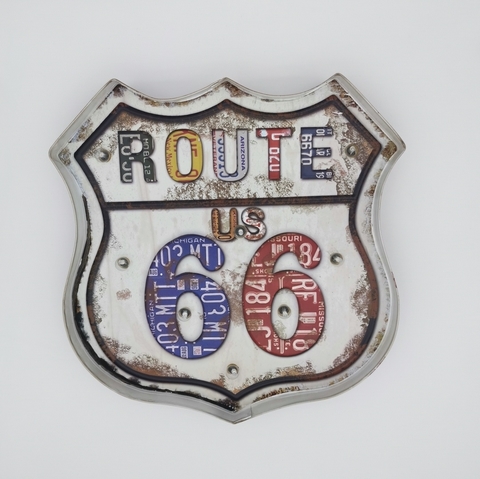 LETRERO METALICO LUZ LED #APC338