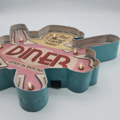 LETRERO METALICO LUZ LED #APC359 en internet