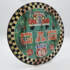 PLACA PÓSTER 30 CM GARAGE #PRG008 - comprar online