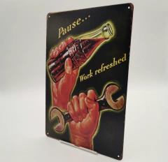 PLACA PÓSTER GASEOSA #PBB024 - comprar online