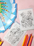 Bloco para colorir 15x21cm - comprar online