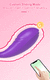 Vibrador de casal à longa distancia com aplicativo e 10 modos de vibração com estimulador na ponta - Youvibe Vipmix - Desejo íntimo 