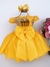 Vestido Marie Amarelo Bella Jardim Encantado (VESTJVLMREAM) - Gabi Boutiquekids