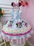 Vestido Infantil Minnie Colorido Florido Margaridas Luxo (0638BC)