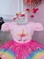 Vestido Infantil Unicórnio Rosa e Acompanha Tiara Luxo (1007RS) - comprar online