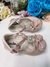 Sapatinho Nude Verniz de Lacinho C/ Pérolas e Strass Luxo (31205ND) - Gabi Boutiquekids