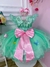 Vestido Infantil Verde Jardim Encantado Renda e Borboletas (0242VD) na internet