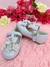 Sapatinho Branco Verniz C/ Aplique de Flores e Lacinho Luxo (744BC) - Gabi Boutiquekids