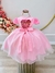 Vestido Infantil Rosa Renda Rosa Chiclete C/ Pérolas Dama (1062RS) na internet