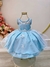 Vestido Infantil Frozen Princesas Capa de Luxo Aniversário (0726AG) - Gabi Boutiquekids