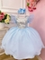 Vestido Infantil Princesas Frozen Elsa e Anna C/ Capa (3613AP) - Gabi Boutiquekids