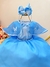 Vestido Infantil Frozen Princesas C/ Echarpe Infantil (1318AZ) - comprar online