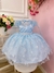 Vestido Infantil Frozen Princesas C/ Capa e Cinto de Pérolas (1161AC) - comprar online