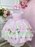 Vestido Infantil Fazendinha Baby Rosa Luxo Festa (2023RF)