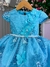 Vestido Marie Jardim Encantado Luxo Azul Tiffany (VESTMRIEJDENCTDRNAZ) na internet