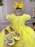 Vestido Marie Jardim Encantado Margaridas Amarelo (VESTMREAMRMRG) - Gabi Boutiquekids