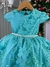 Vestido Marie Jardim Encantado Luxo Verde Tiffany (VESTMRJDENCTVRDT) na internet