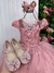 Vestido Vila Lele Longo Jardim Encantado Borboletas Rose (VESTVLLLLNGJRDENCBBRSE - Gabi Boutiquekids