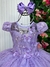 Vestido Vila Lele Longo Jardim Encantado Borboletas Lilas (VESTVLLLLGJRDENCBBLLL na internet