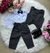 Conjunto Miss Cherry Colete Alfaiataria Preto (CONJMCRCLTAFLTPRT) na internet