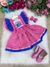 Macacão/Vestido Princesa Belli Temático Stitch e Angel (RMPRNBLTMSTCANG) - comprar online