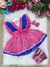 Macacão/Vestido Princesa Belli Temático Stitch e Angel (RMPRNBLTMSTCANG) - Gabi Boutiquekids