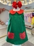 Fantasia Infantil Chiquinha Verde e Vermelho Festas (3101VV) - Gabi Boutiquekids