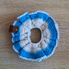 Scrunchie XL tejido a mano - comprar en línea