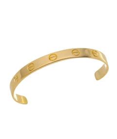 Bracelete cartier banho de ouro 18k