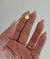 Pulseira Aro 2mm com pingente de inicial banho de ouro na internet