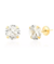 Brinco ponto de luz banho de ouro 18k