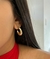 Imagem do Argola gota ABS com tarraxa banho ouro 18k