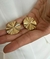 Imagem do Brinco disco orgânico classic banho de ouro 18K