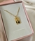 Colar quadrado P personalizado banho de ouro na internet