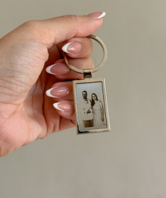 Chaveiro personalizado aço inox