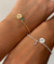 Kit Pulseira com pingente redondo personalizada - comprar online