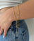Pulseira zircônia quadrada banho de ouro 18k - comprar online