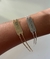 Kit Pulseira duo personalizada banhada a prata na internet