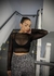 CROPPED PRETO TRANSPARENTE TULE