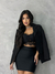 BLAZER PRETO FEMININO ALFAIATARIA PRETO SOCIAL - loja online