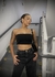 TOP CROPPED PRETO TOMARA QUE CAIA